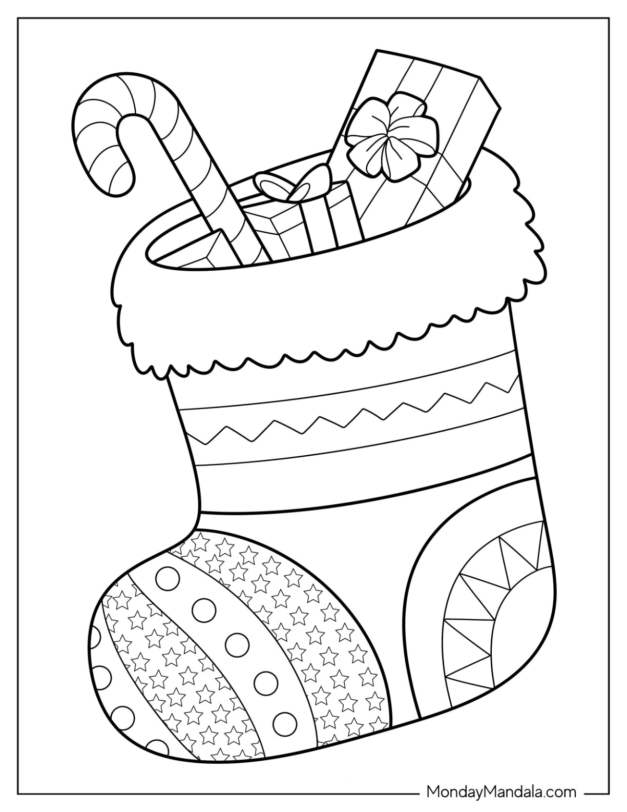 26 Christmas Stocking Coloring Pages Free Printables 26 Christmas Stocking Coloring Pages Free Printables