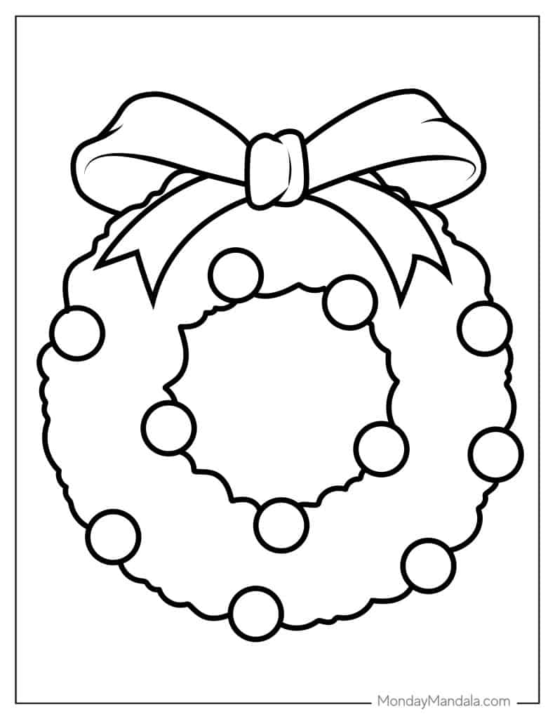 Printable Christmas Wreath Prntbl concejomunicipaldechinu gov co