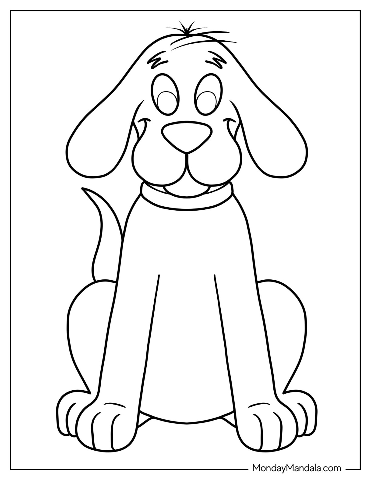 20 Clifford Coloring Pages Free PDF Printables 