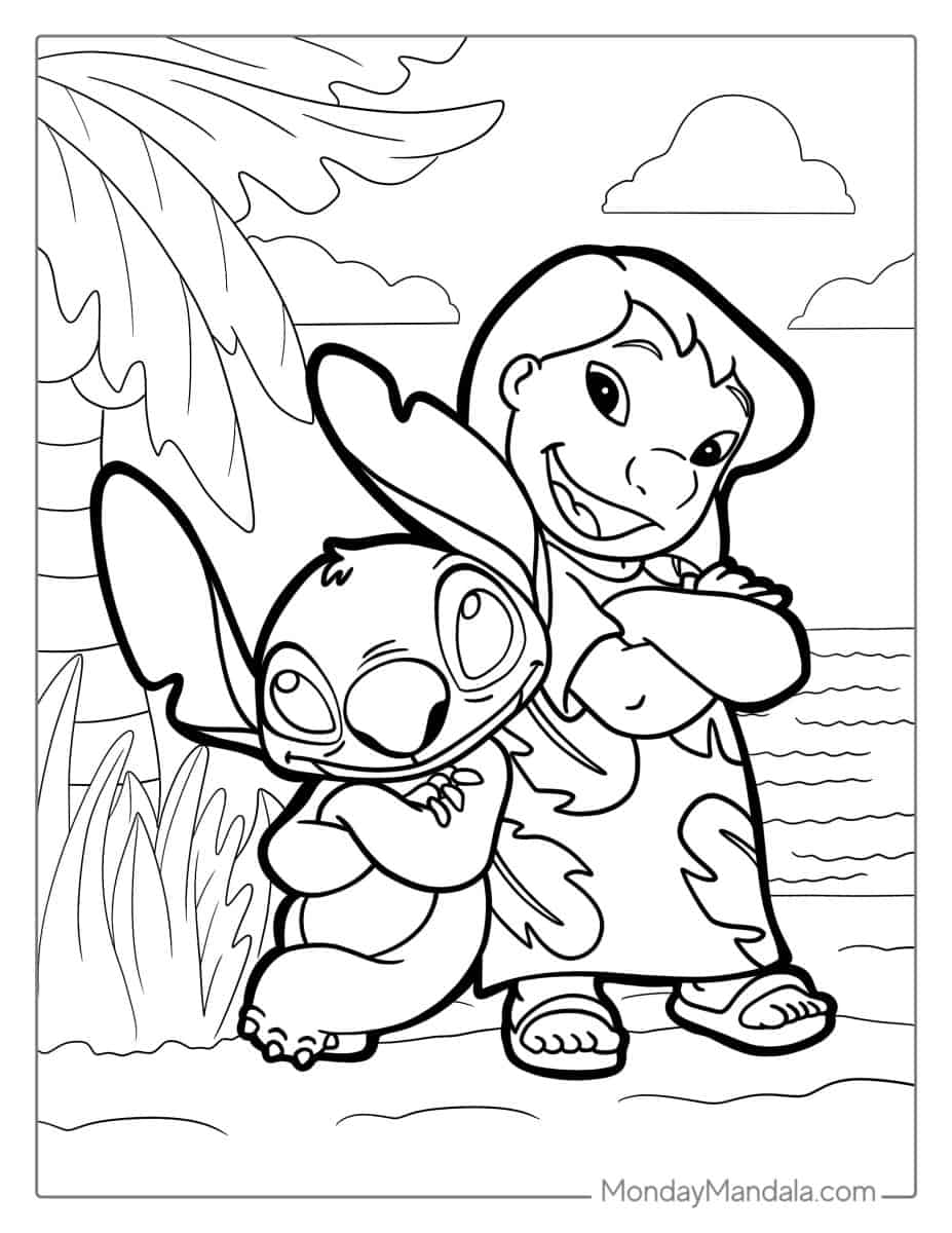 Lilo & Stitch Coloring Pages