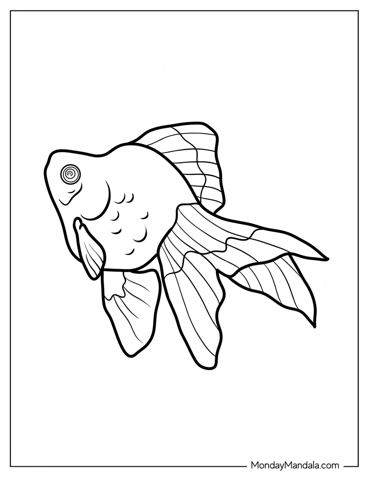 Free Printable Goldfish Coloring Pages For Kids Free Printable Rainbow Free Printable Goldfish Coloring Pages For Kids Free Printable Rainbow