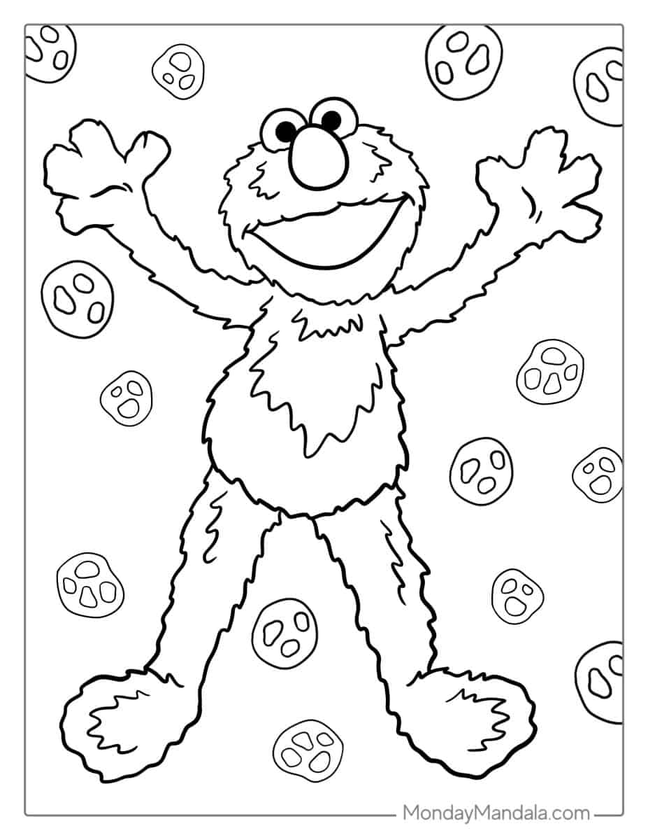 24 Elmo Coloring Pages (Free PDF Printables)