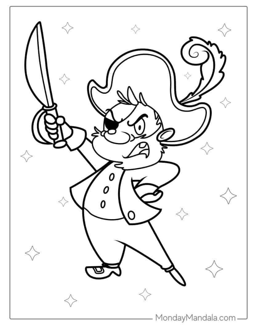 28 Pirate Coloring Pages (Free PDF Printables)