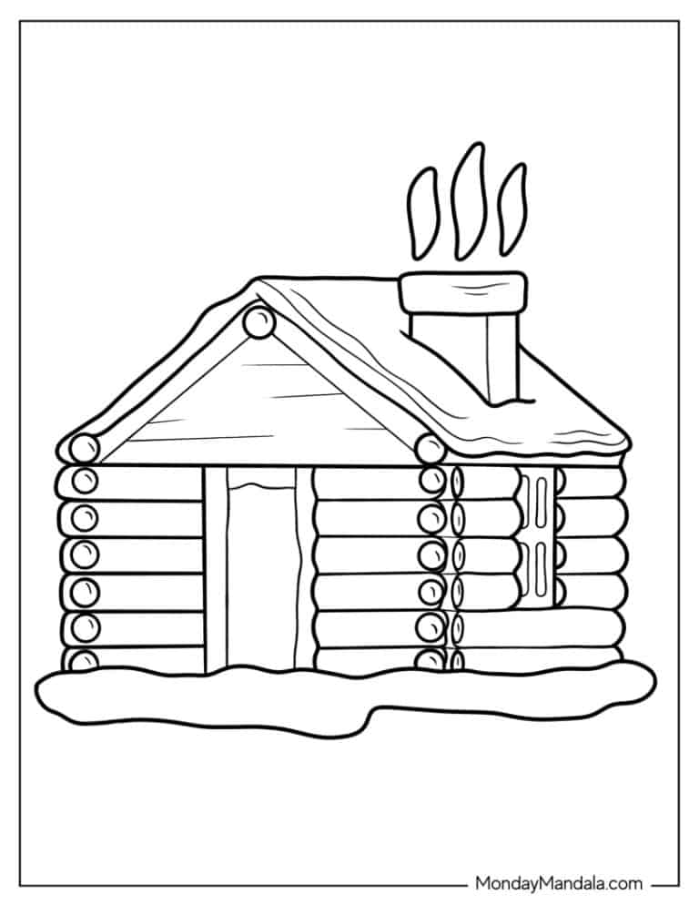 55 Winter Coloring Pages (Free PDF Printables)