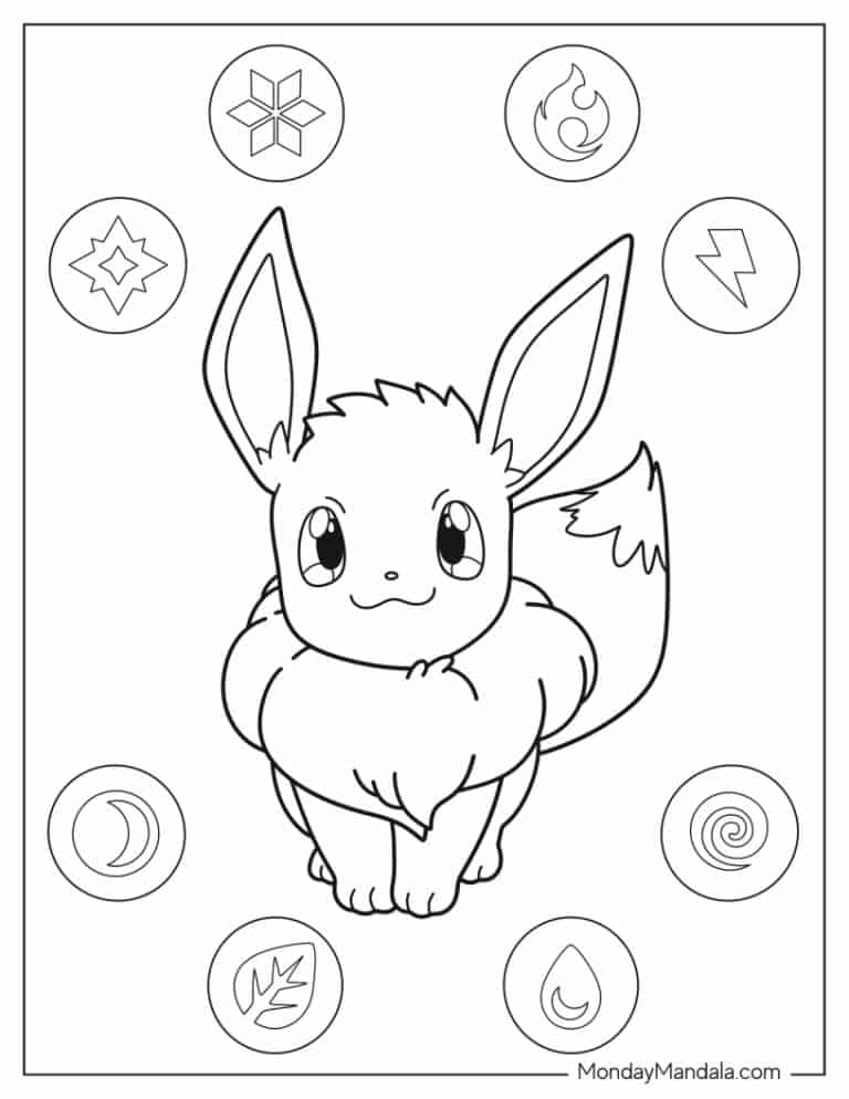 100 Pokemon Coloring Pages