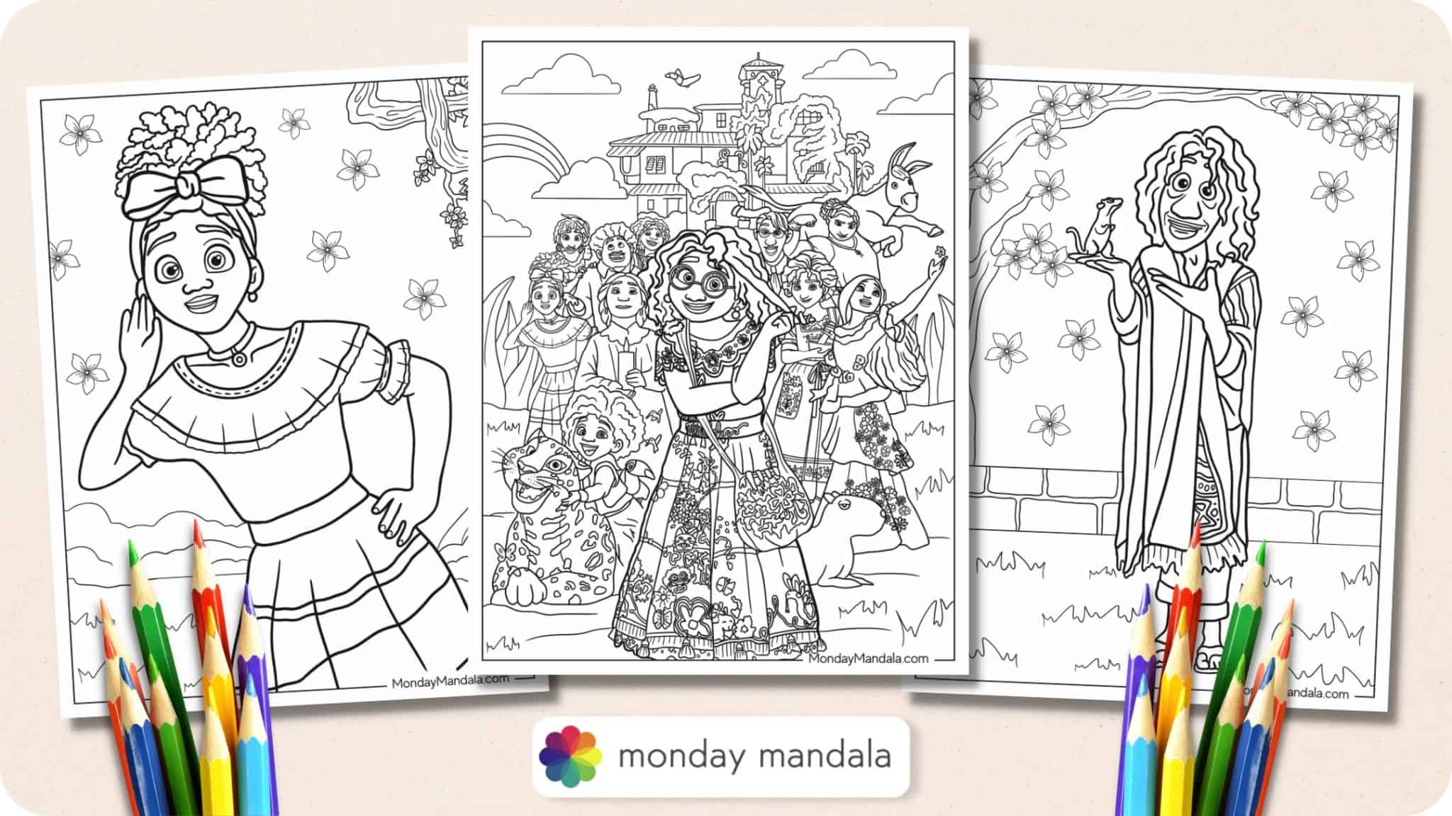 24 Encanto Coloring Pages (Free PDF Printables)