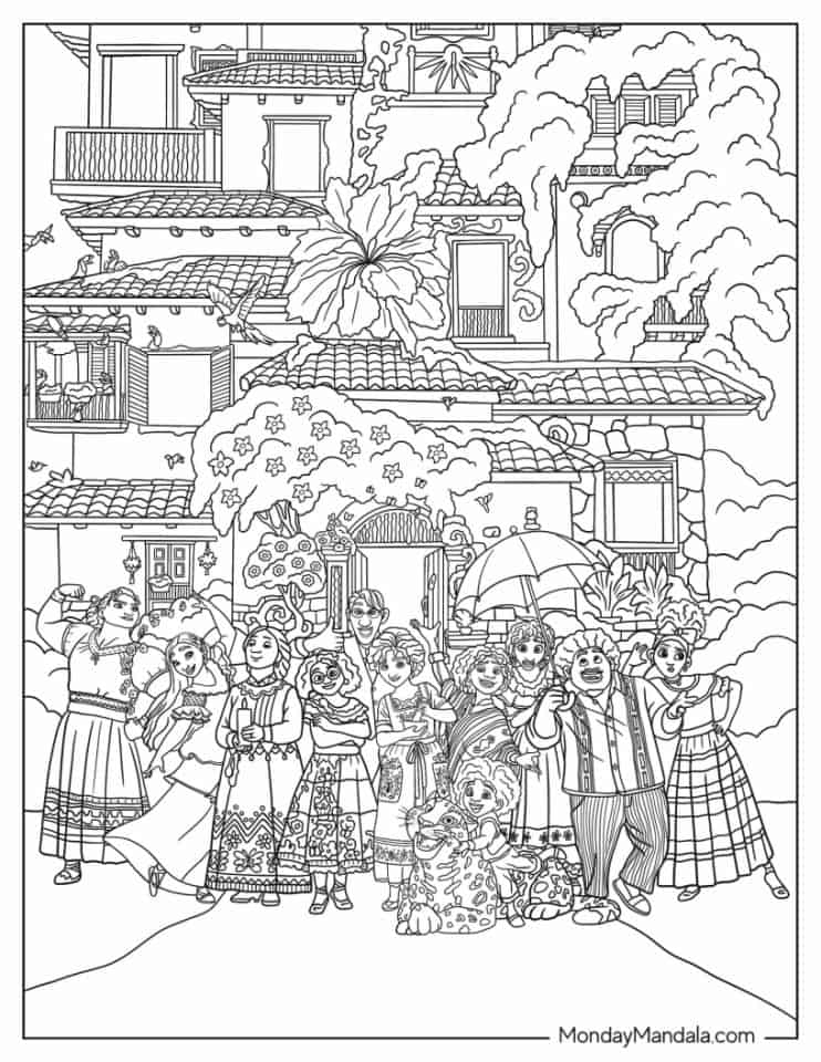 24 Encanto Coloring Pages (Free PDF Printables)