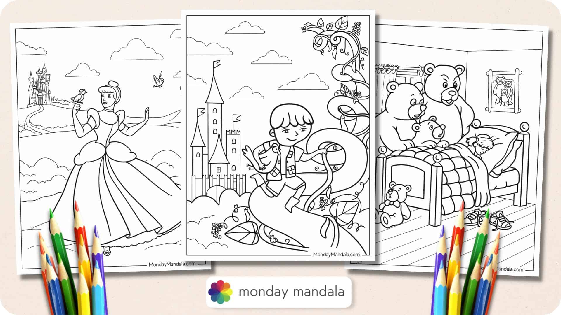 Fairy tale Online Coloring Pages