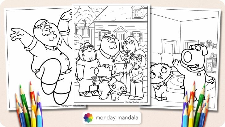 Family-Guy-Coloring-Pages-Featured-Image