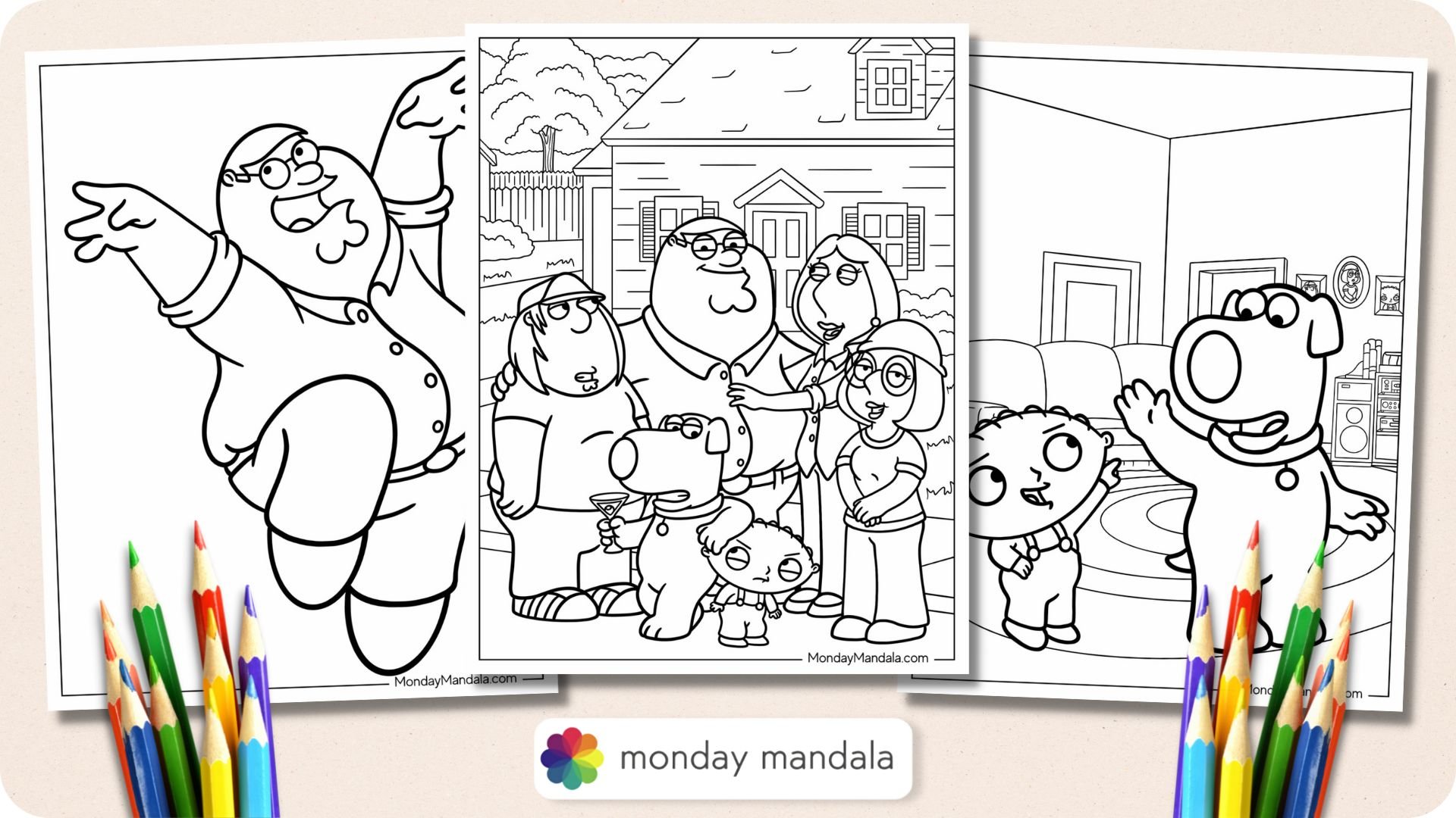 family guy coloring pages meg