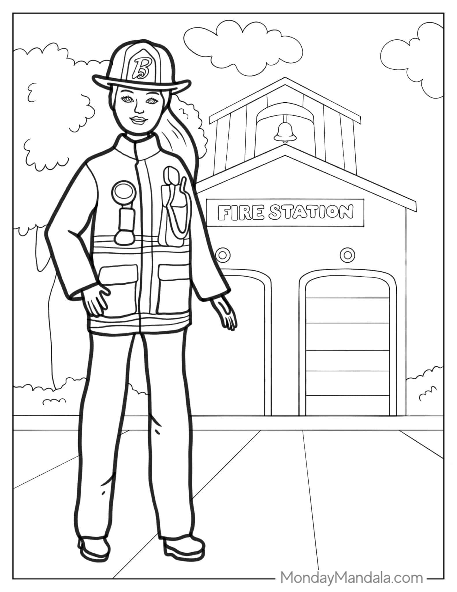 Lego Firefighter Coloring Pages Lego Firefighter Coloring Pages