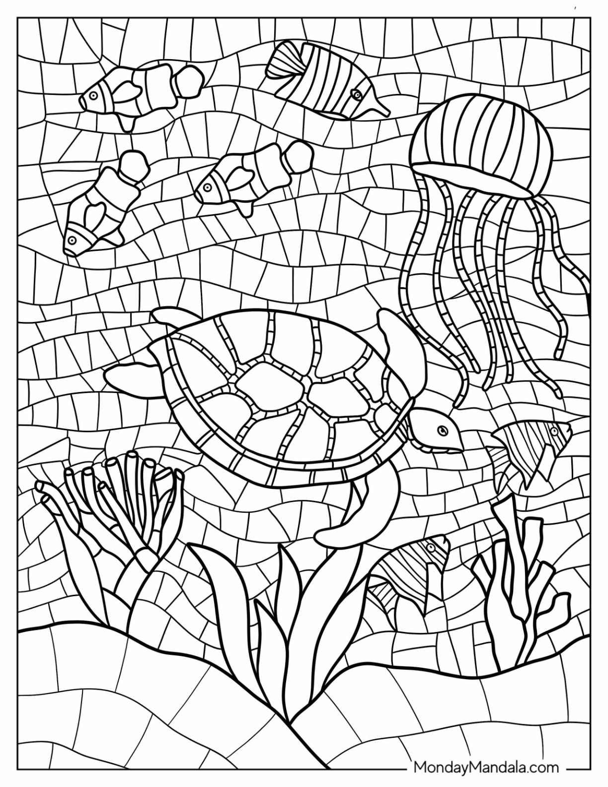 Mosaic For Kids Printable Mosaic For Kids Printable