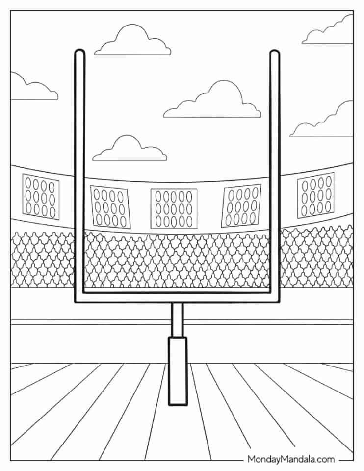 42 Football Coloring Pages (Free PDF Printables)