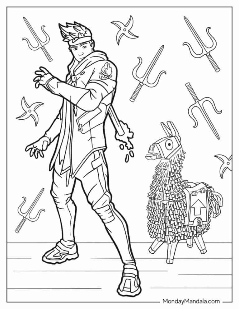 27 Ninja Coloring Pages (Free PDF Printables)