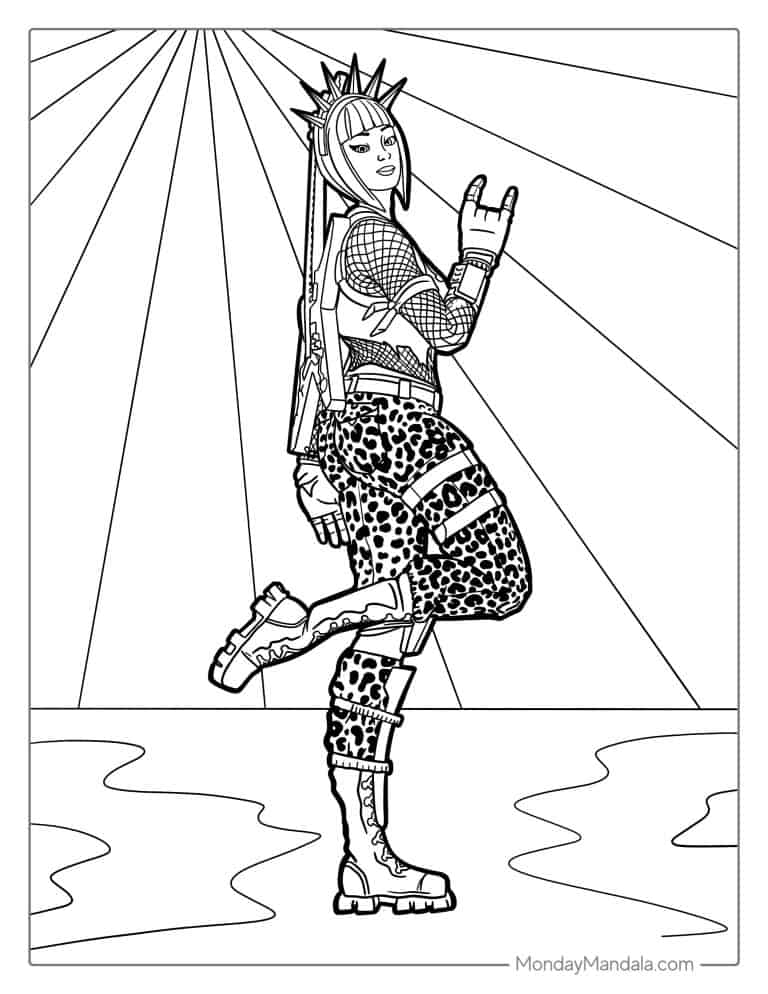 60 Fortnite Coloring Pages (Free PDF Printables)