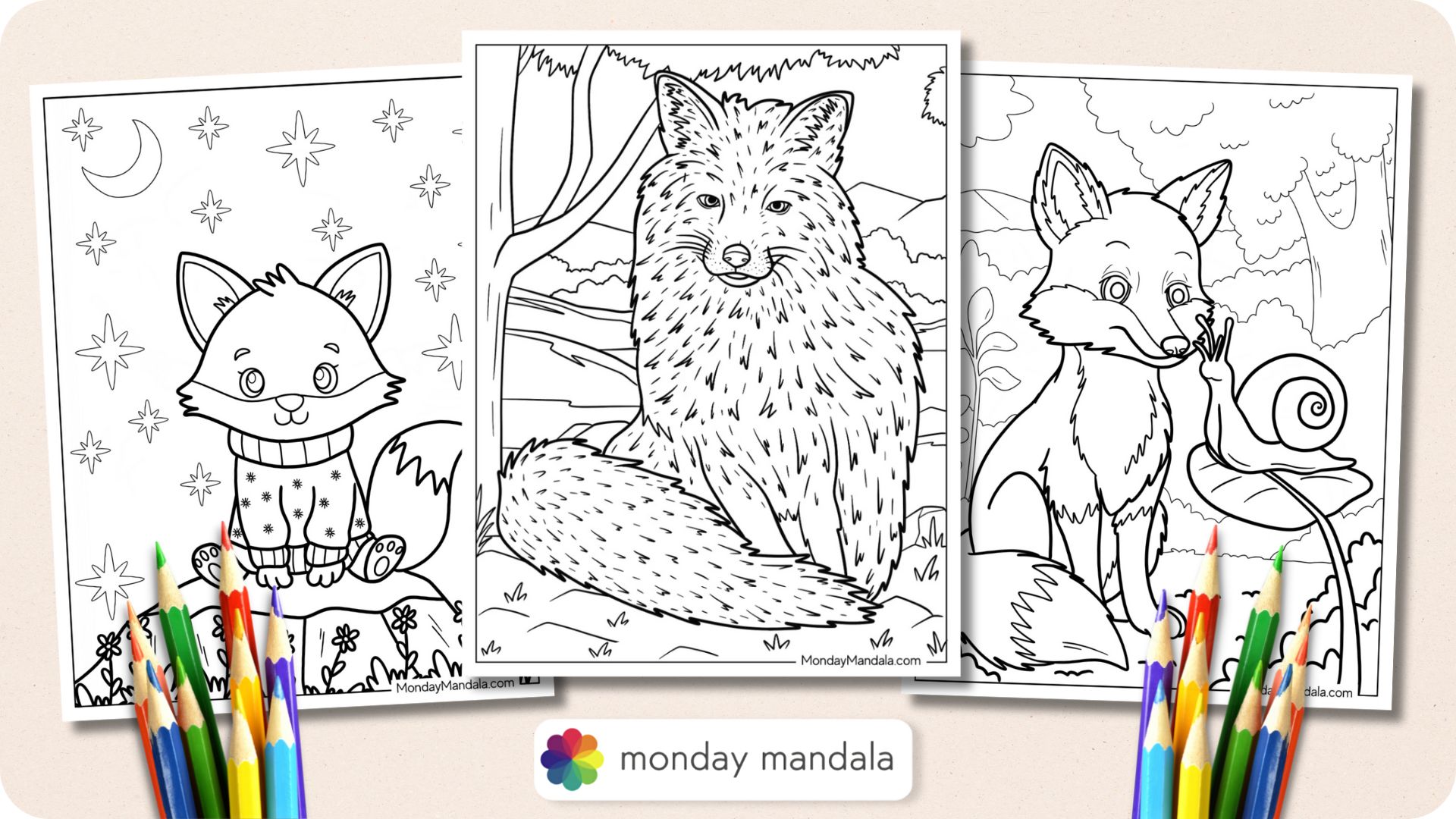 Fox Coloring Pages For Kids Printable 2025 Fox Coloring Pages For Kids Printable 2025