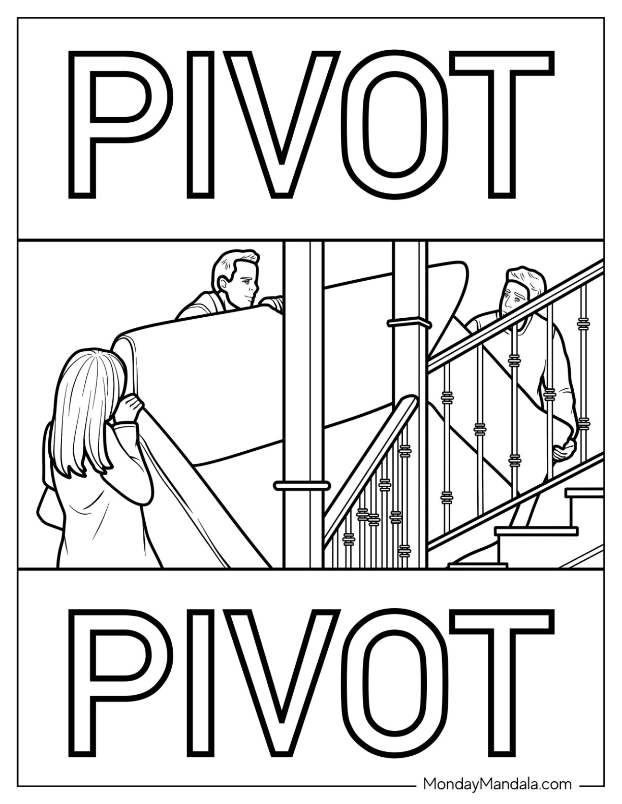 Coloring Pages Friends Tv Show 2025 