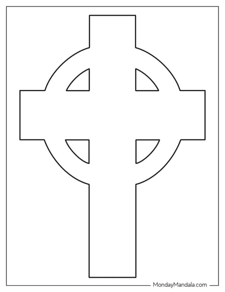 48 Cross Templates (Free PDF Printables)