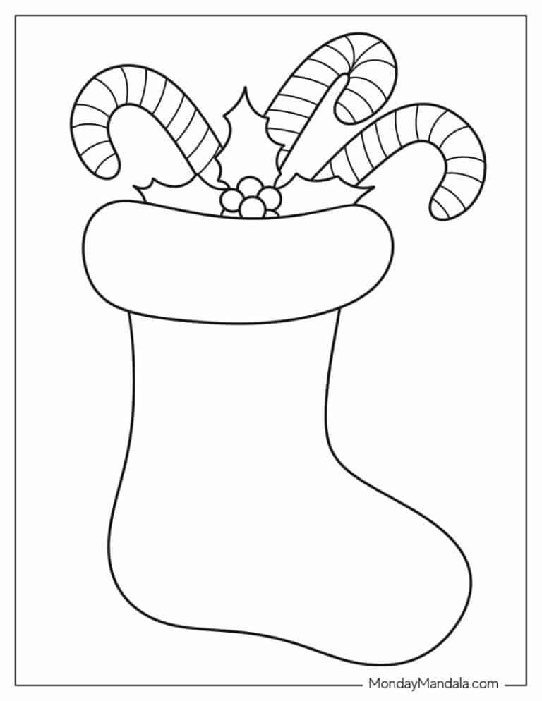 Christmas Stocking Template Printable Pdf Christmas Stocking Template Printable Pdf