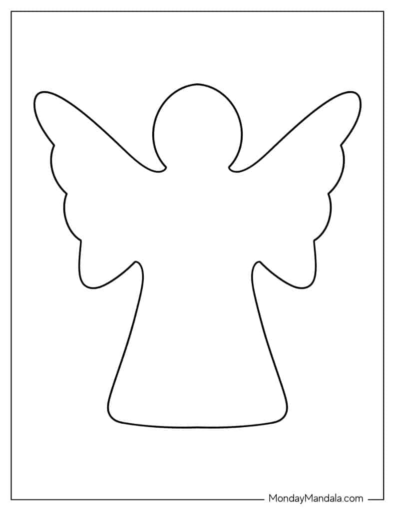 60 Angel Templates (Free PDF Printables)