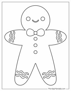 48 Gingerbread Man Templates (Free PDF Printables)