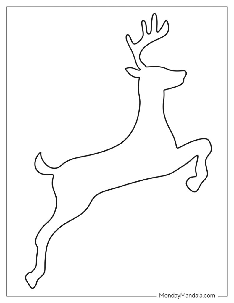 42 Reindeer Templates (Free PDF Printables)