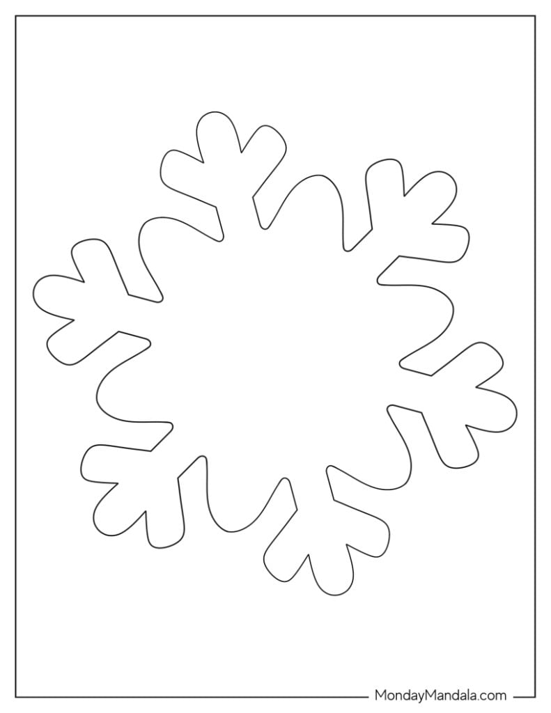 150 Paper Snowflake Templates (Free PDF Printables)