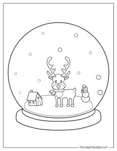 24 Snow Globe Templates (Free PDF Printables)
