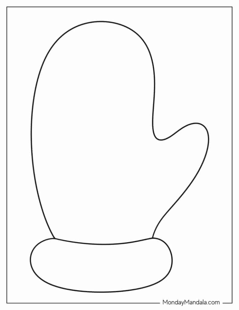 32 Mitten Templates (Free PDF Printables)
