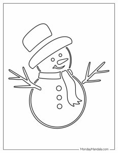 26 Snowman Templates (Free PDF Printables)
