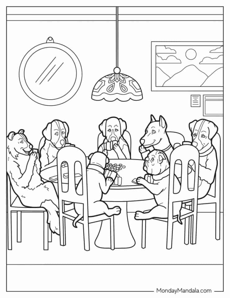 97 Dog Coloring Pages (Free PDF Printables)