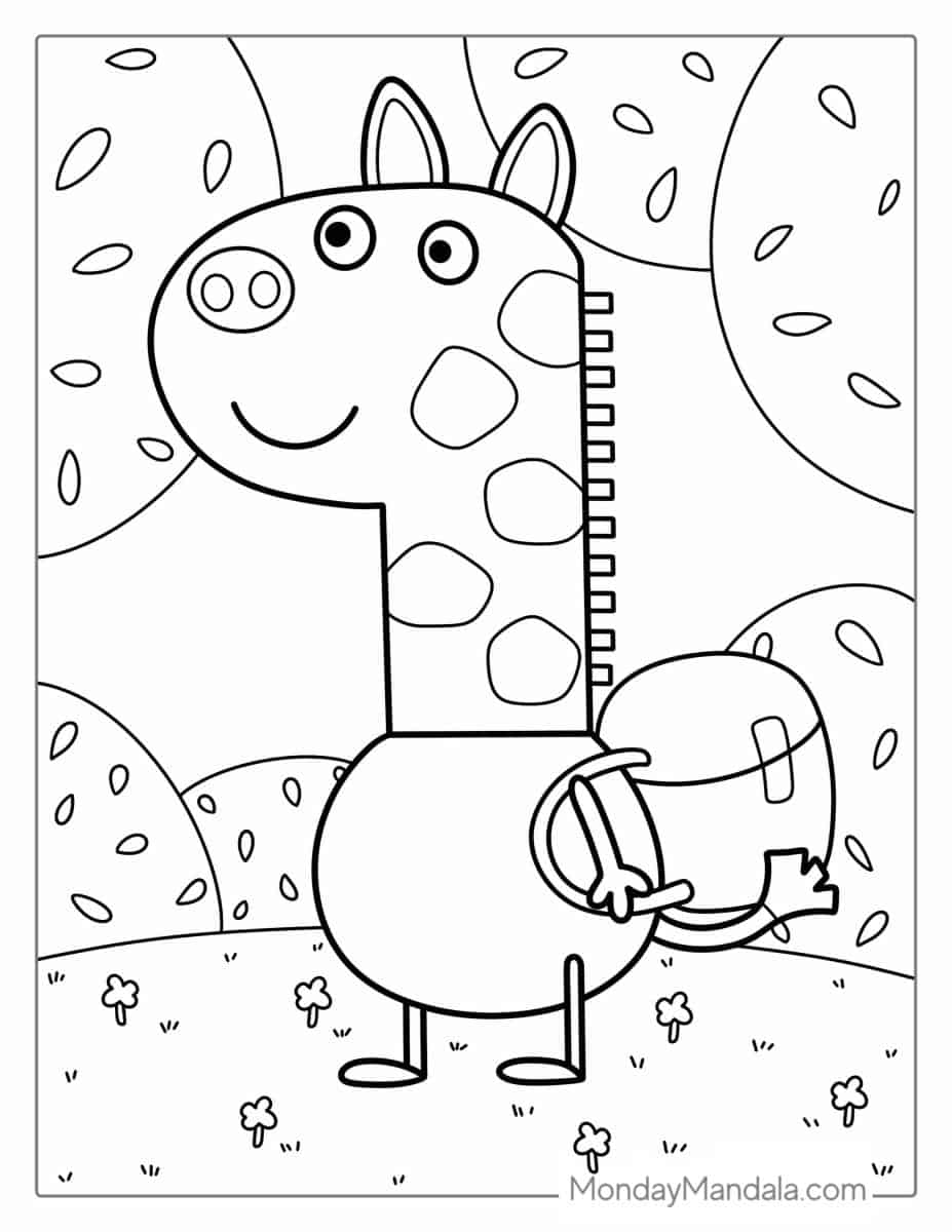 50 Peppa Pig Coloring Pages (Free PDF Printables) - free printable ...