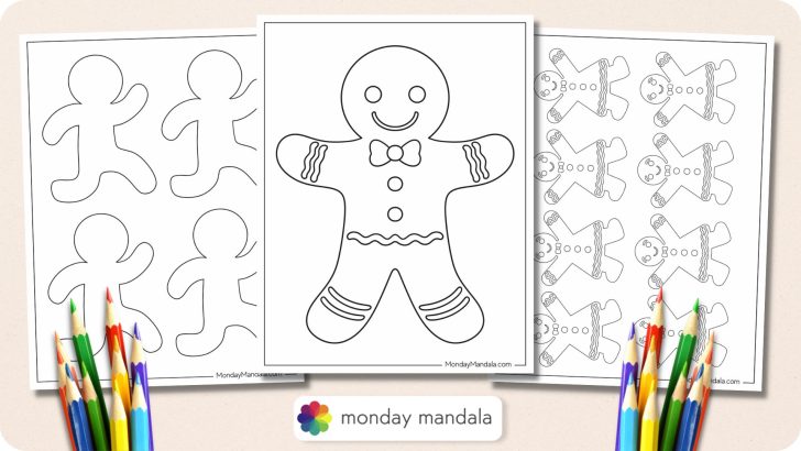 Gingerbread Man Templates Featured Image