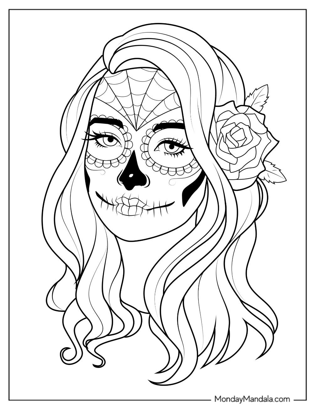 Coloring Skull New York Jets 12 Sugar Skull Sign Coloring Skull New York Jets 12 Sugar Skull Sign