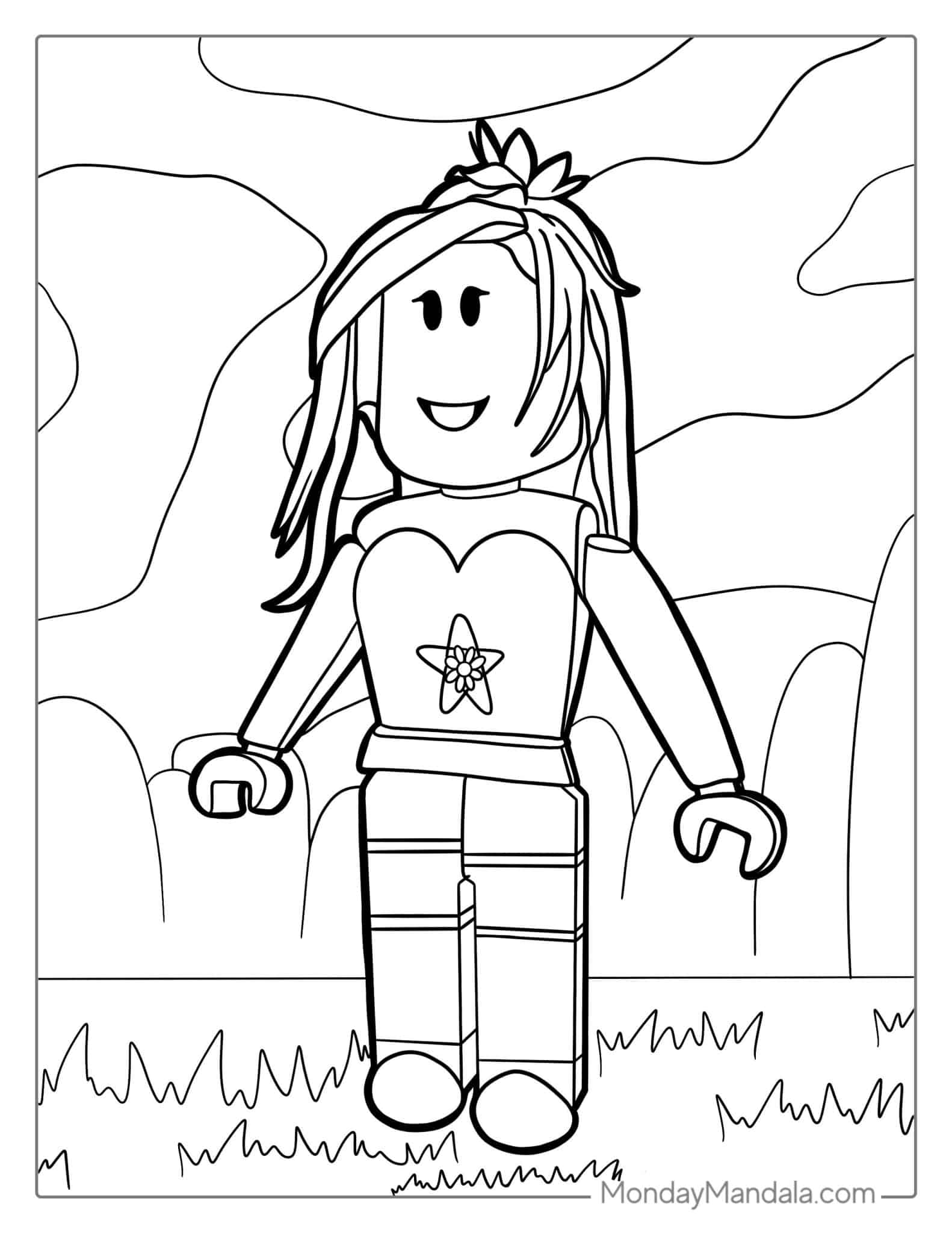 Roblox Printable Coloring Pages UK Printable Hub Roblox Printable Coloring Pages UK Printable Hub