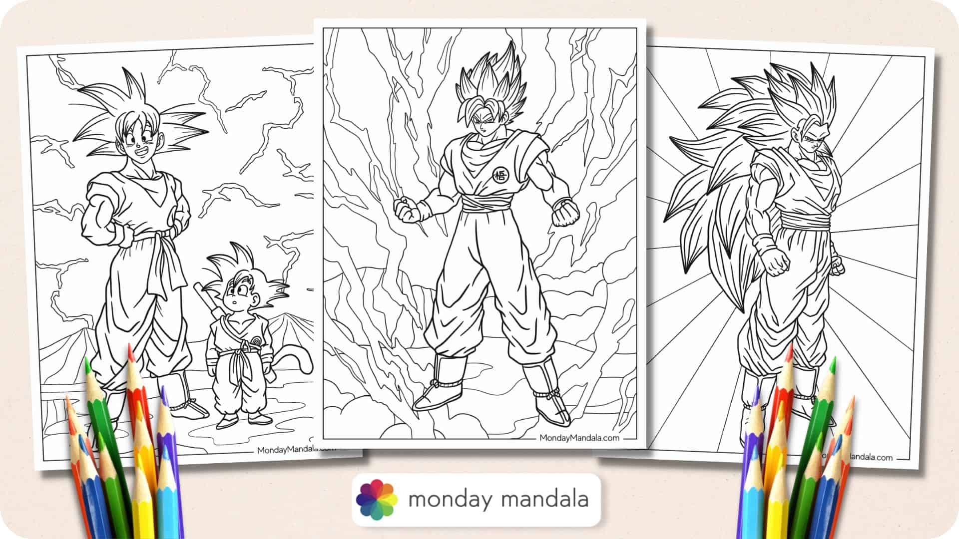 dbz goku super saiyan 4 coloring pages