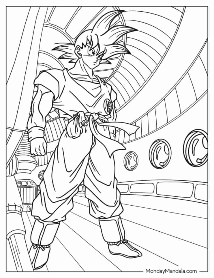 22 Goku Coloring Pages (Free PDF Printables)
