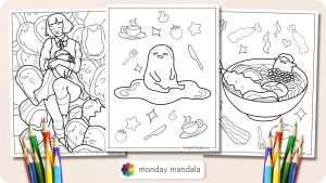 20 Gudetama Coloring Pages (Free PDF Printables)