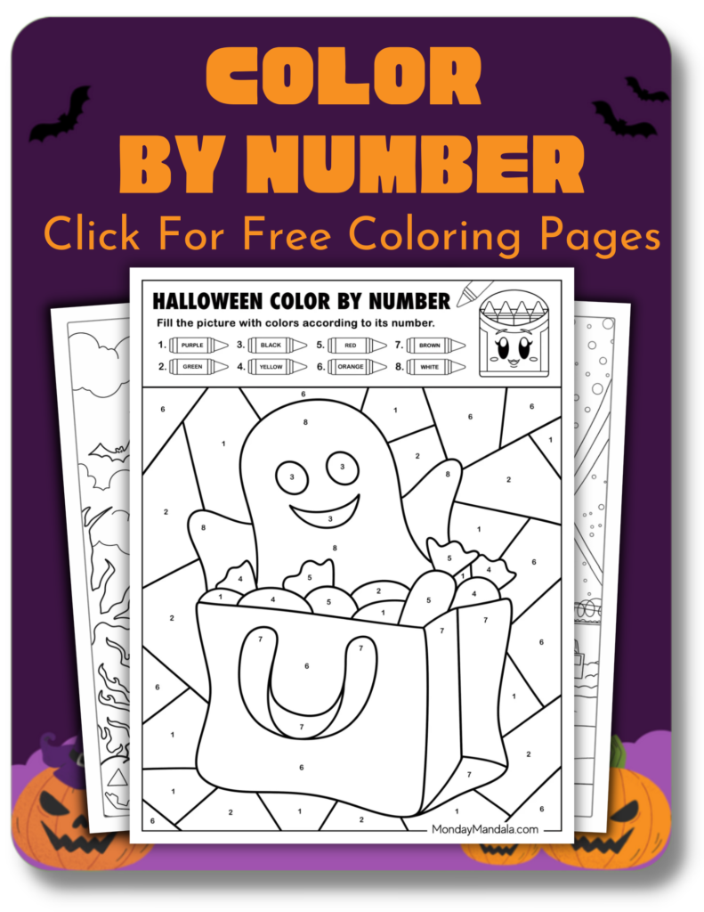 Halloween Color By Number