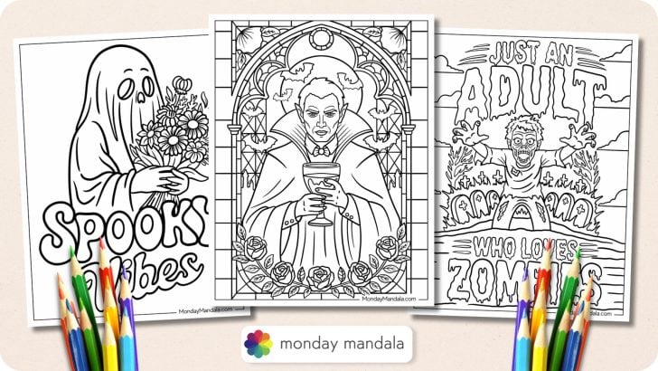 Halloween Coloring Pages Featured Image