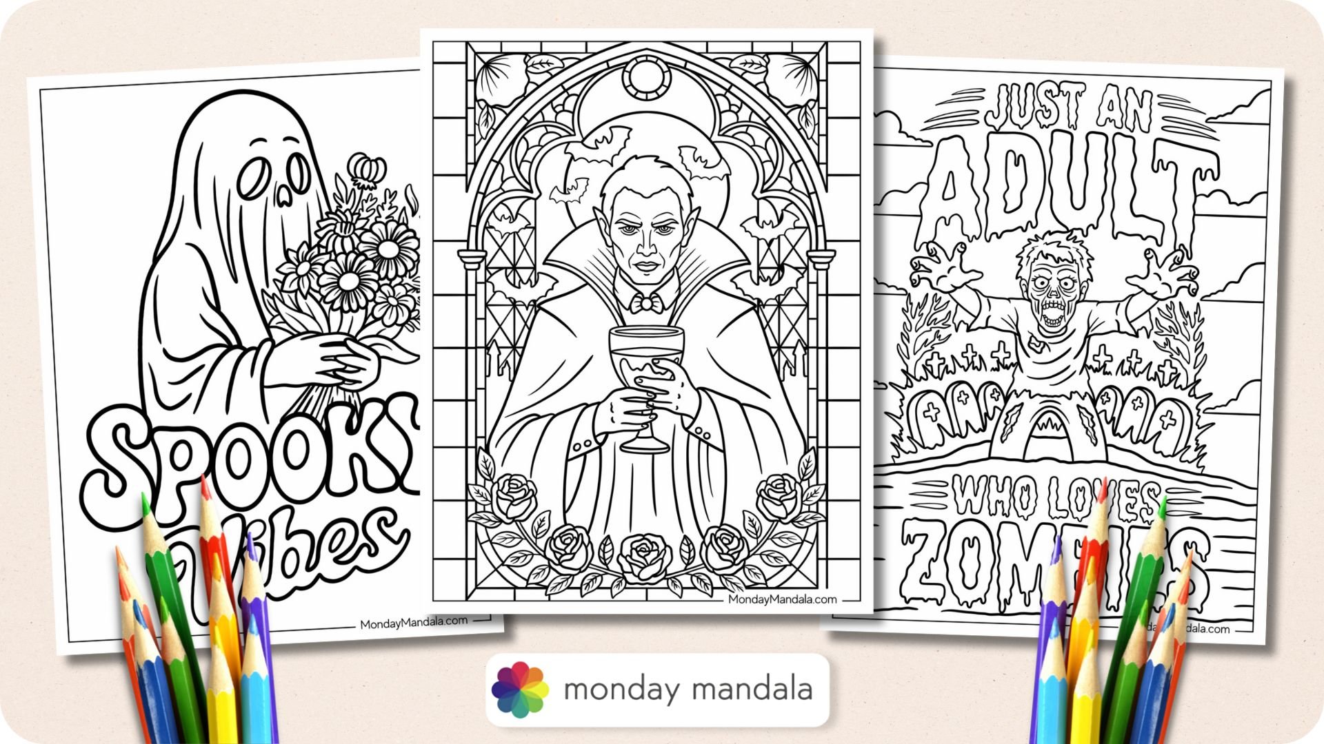 Halloween Coloring Pages Featured Image