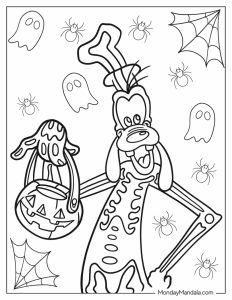 26 Goofy Coloring Pages (Free PDF Printables)