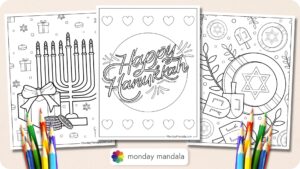 20 Hanukkah Coloring Pages (Free PDF Printables)