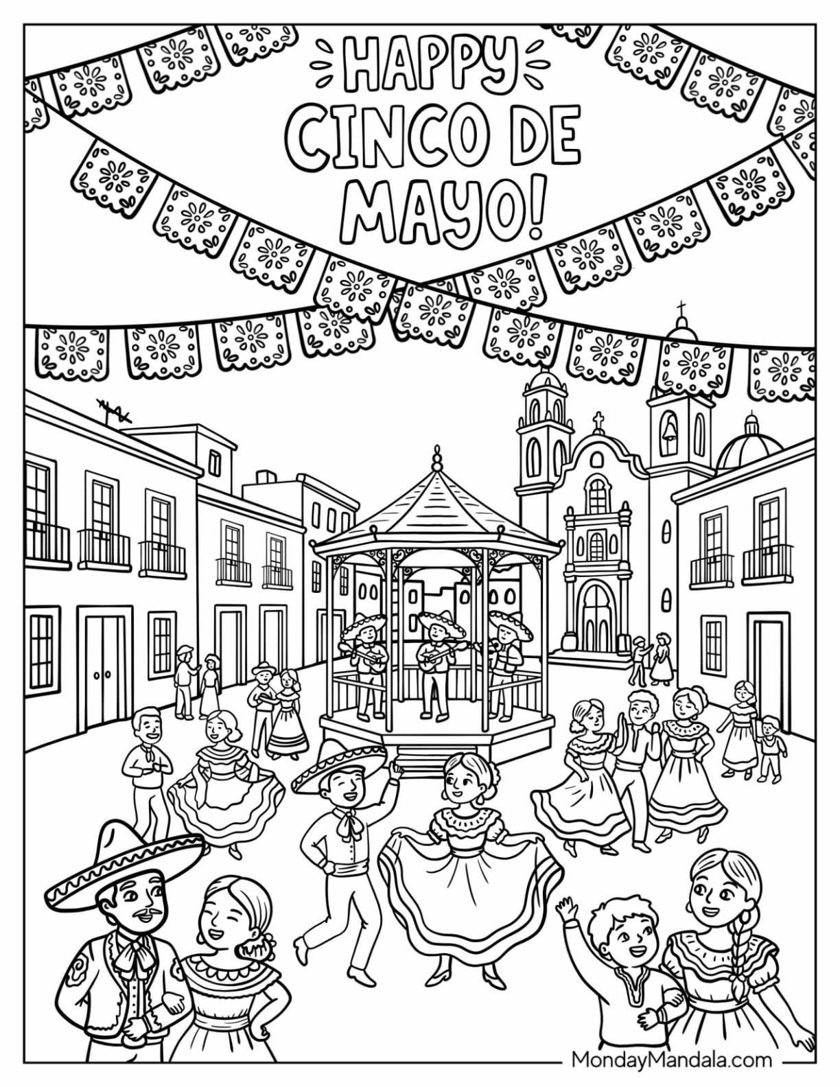 Happy Cinco de Mayo Town Plaza Celebration