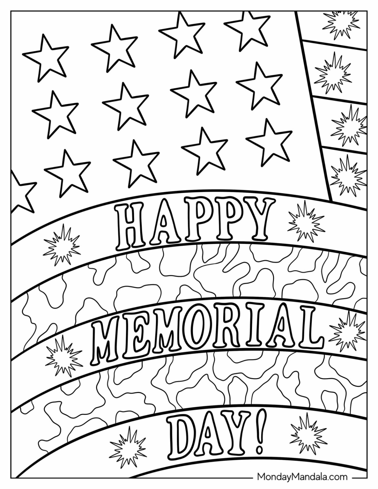 Memorial Day Coloring Sheets Pdf Memorial Day Coloring Sheets Pdf