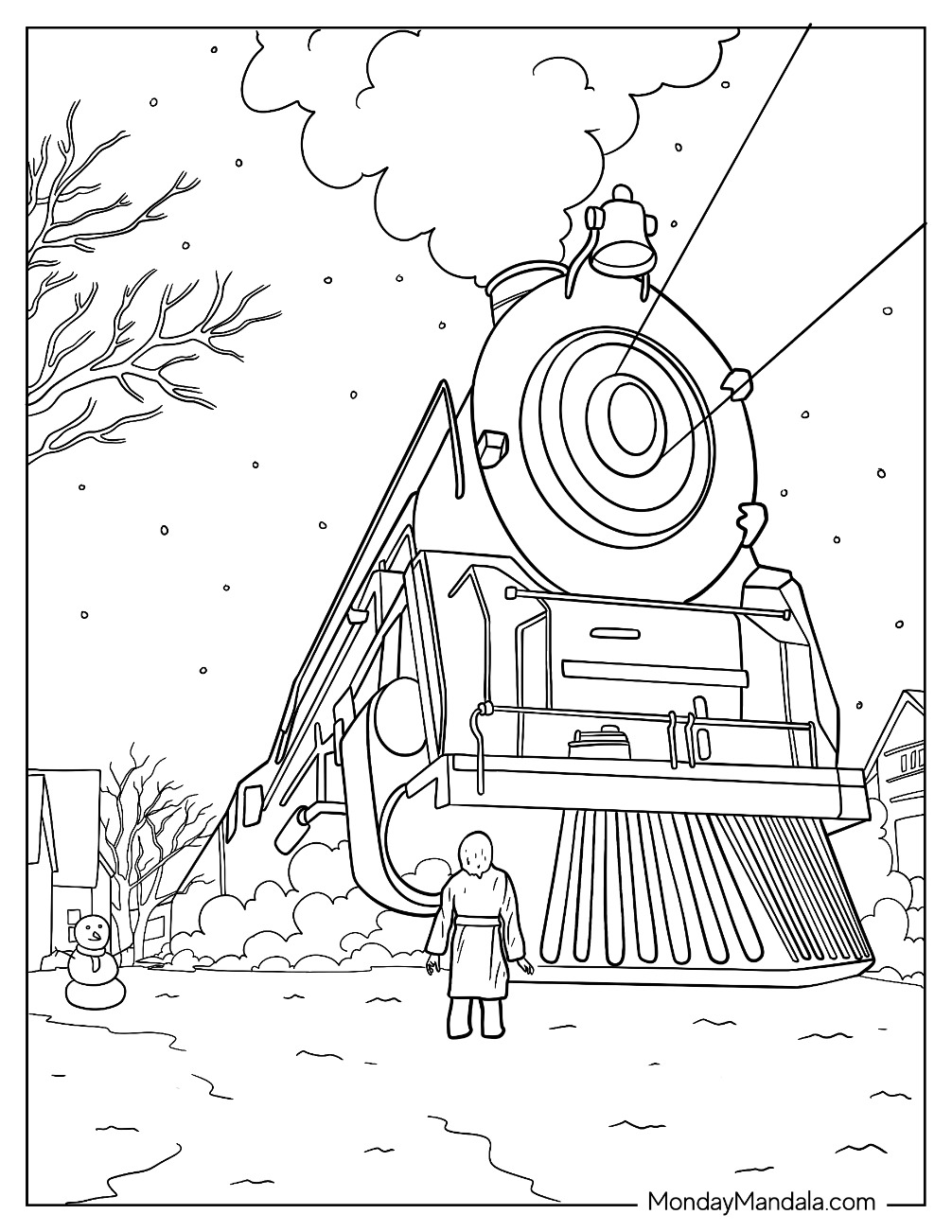 Polar Express Coloring Pages Train Sheets Kids Printable Movie Polar Express Coloring Pages Train Sheets Kids Printable Movie