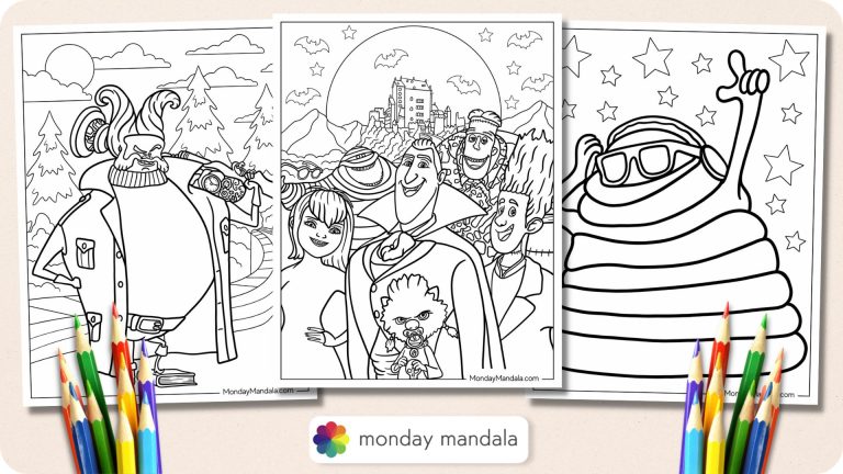20 Hotel Transylvania Coloring Pages (Free PDF Printables)