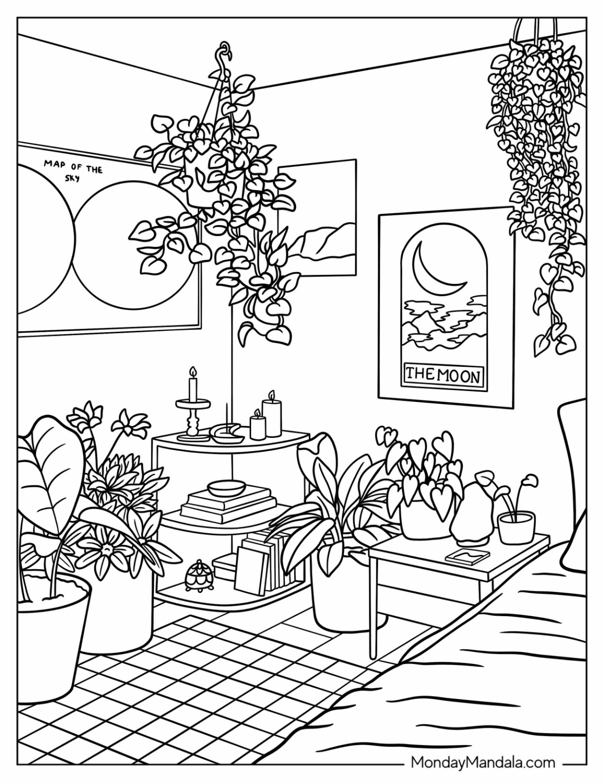 Aesthetic Coloring Pages