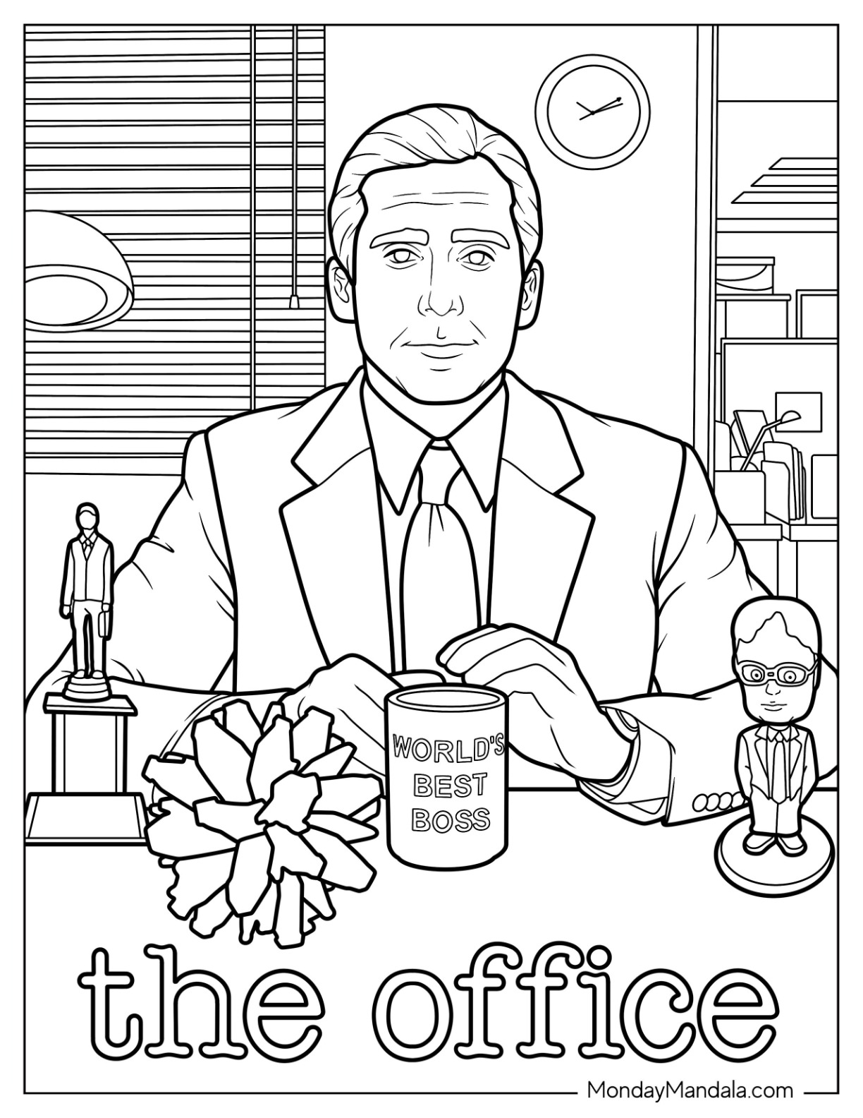 28 The Office Coloring Pages Free PDF Printables 