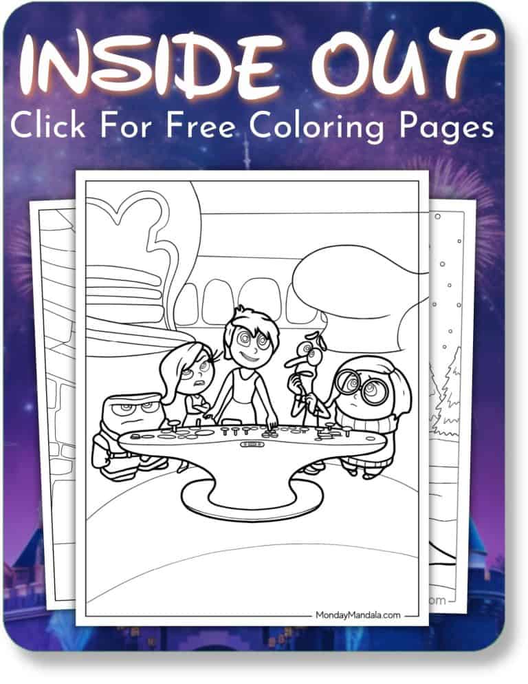 500 Disney Coloring Pages (Free PDF Printables)